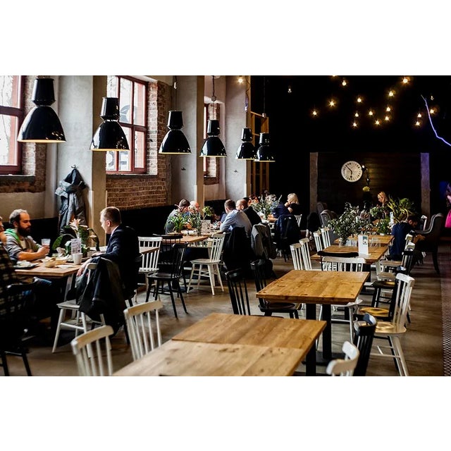 Metal Vintage Type 24 401 Black Enameled Loft Lamp from Elektrosvit For Sale - Image 7 of 11