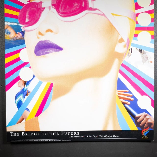 Campaign Original San Francisco Olympic Summer Games Poster, 2002 by Jennifer Morla Design For Sale - Image 3 of 4