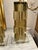 Pair of Murano Modernist Matte Gold Lamps For Sale - Image 4 of 5