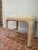 American Vintage American Drew Pencil Reed Ribbon Footstool For Sale - Image 3 of 9