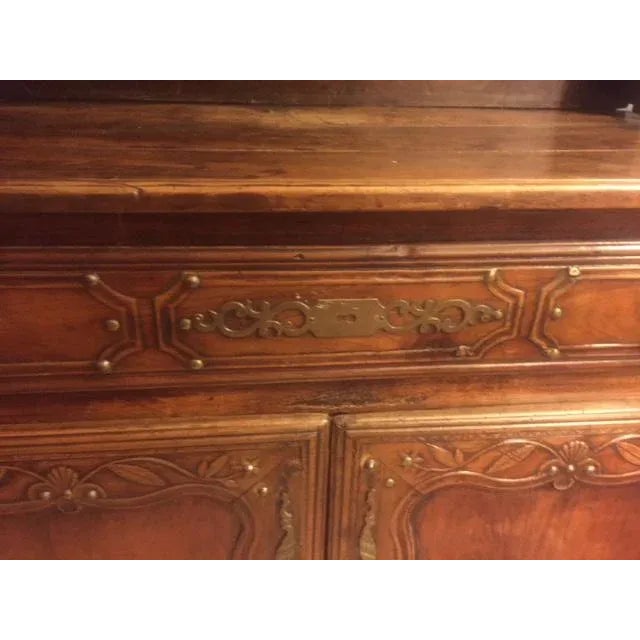 19th Century Hand Carved Walnut French Vaisselier For Sale - Image 11 of 13
