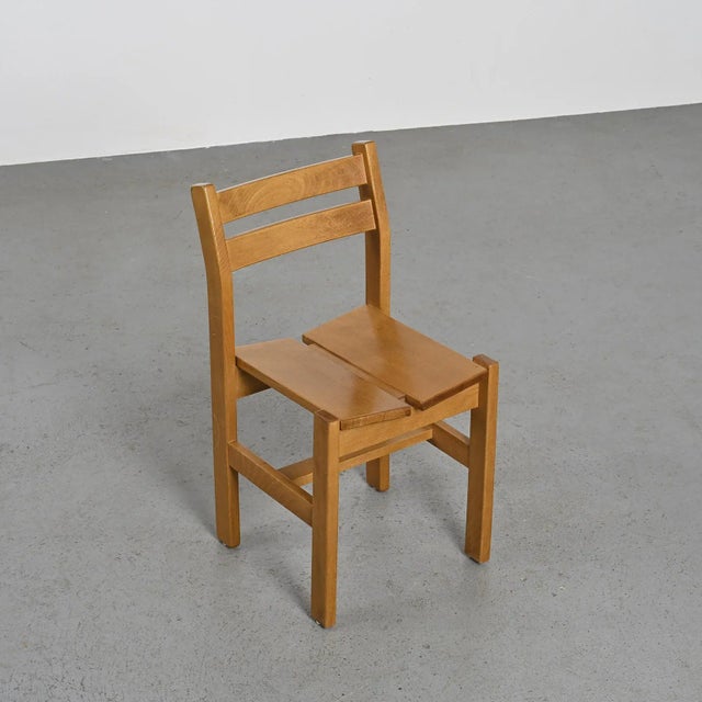 Dining Chairs by Maison Regain for Les Arcs, 1970s, Set of 4 For Sale - Image 4 of 13