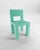 Modern Raw Chair in Teal Bouclé from Collector For Sale - Image 6 of 6