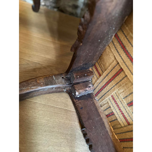 Original Antique Baroque Chairs, Walnut, Circa 1760, Set of 4 For Sale - Image 10 of 15