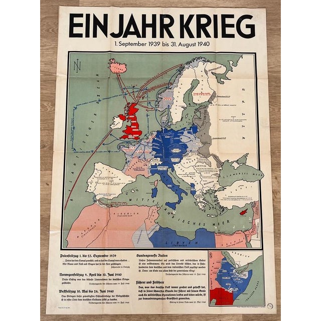 - 1940, Germany - blitzkrieg - original, no reprint - marked jr