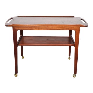Danish Modern Serving Cart by Anton Kildeberg Mobelfabrik For Sale