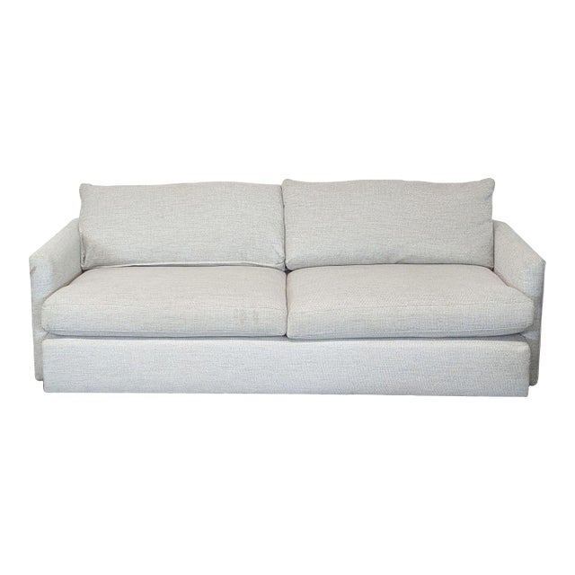Crate & Barrel Lounge Modern 3-Seat Sofa For Sale