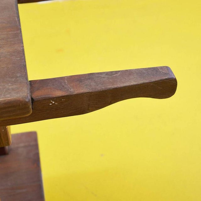 Vintage Wooden Cart with Wheels, 1960s For Sale - Image 4 of 9
