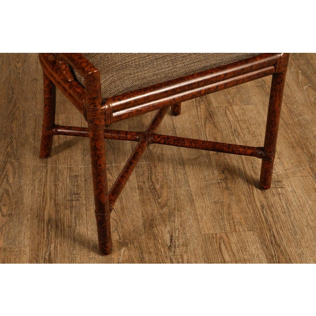 Ficks Reed Set of Four Woven Rattan Dining Chairs For Sale - Image 13 of 18