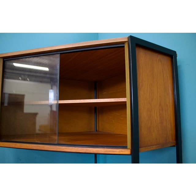Wood Teak Shelving Corner Unit from Avalon, 1960s For Sale - Image 7 of 9