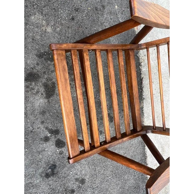 Wood Mid Century Wooden Lounge Chair For Sale - Image 7 of 18