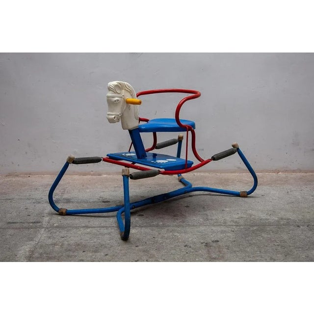 Vintage Children's Rocking Horse, 1960s For Sale - Image 6 of 10