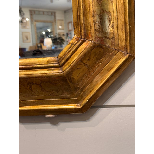19th Century Italian Carved Mirror For Sale - Image 4 of 16