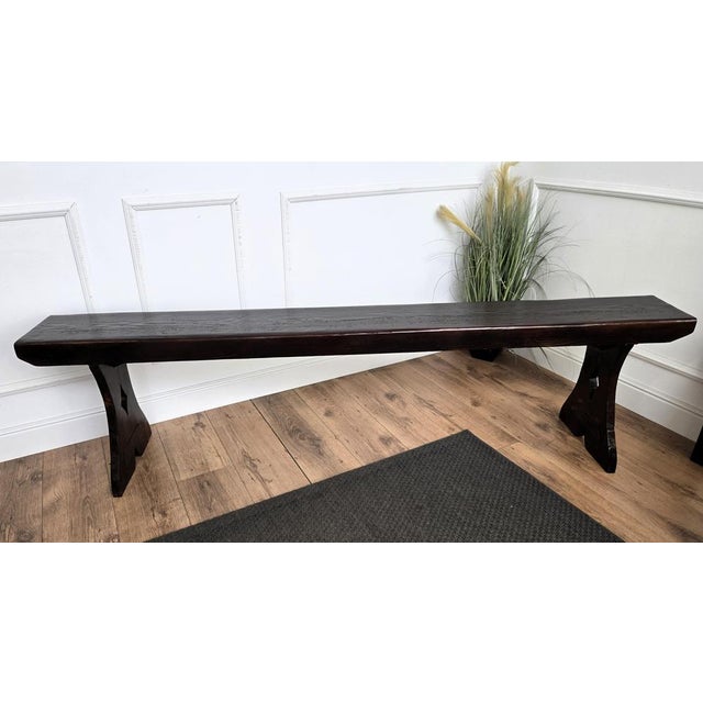Gold Italian Antique Wooden Bench, 1890s For Sale - Image 8 of 10