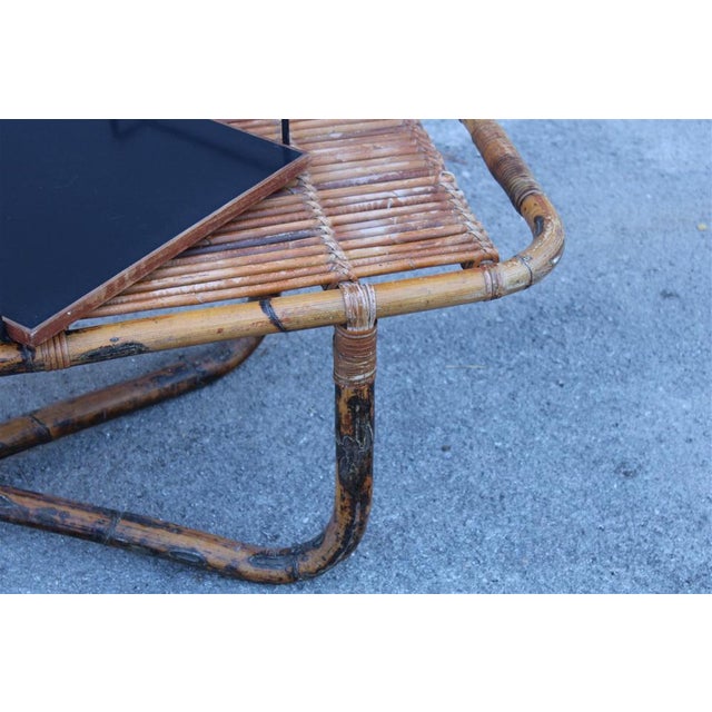 Bamboo Cocktail Table by Tito Agnoli, 1950s For Sale - Image 10 of 18