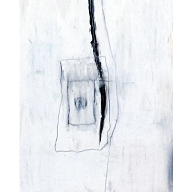 Contemporary "Mea Culpa #05" Contemporary Original Minimalist Abstract Oil Pastel Drawing For Sale - Image 3 of 4