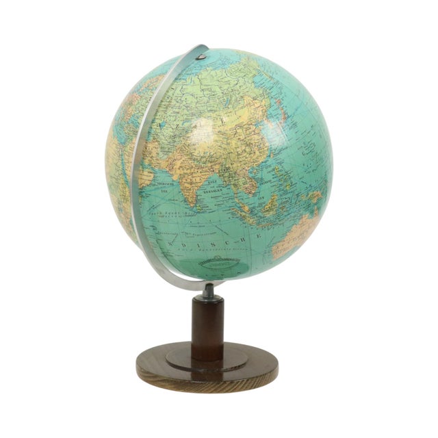 Large Vintage Columbus Globe, 1950s For Sale - Image 6 of 15