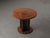 1950s Art Deco Round Pedestal Side Table in Wood, France, 1950 For Sale - Image 5 of 12