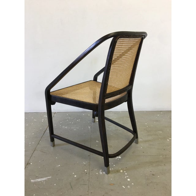 Wood Josef Hoffmann Caned Side Chair For Sale - Image 7 of 13