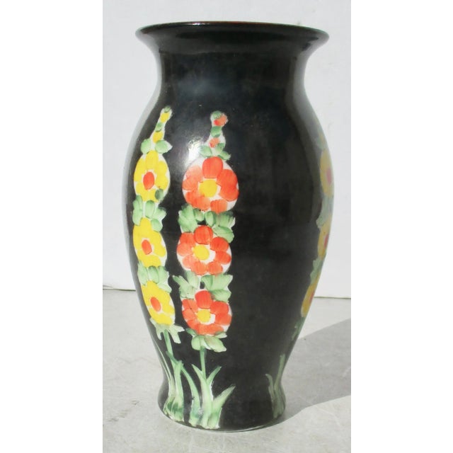 Art Deco Enamel on Glass Vase Circa 20s' For Sale - Image 4 of 6