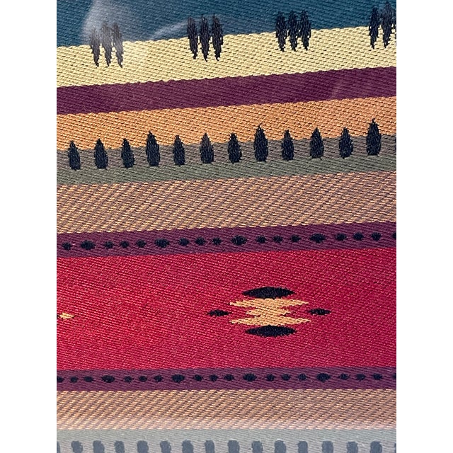 Antique Textile Art Sample Framed For Sale - Image 4 of 4