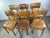 Thonet Vintage Bistro Chairs in Wood from Thonet, 1960s, Set of 6 For Sale - Image 4 of 12