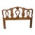 Kent Coffey French Carved Cherry Full Queen Size Headboard 3623 For Sale