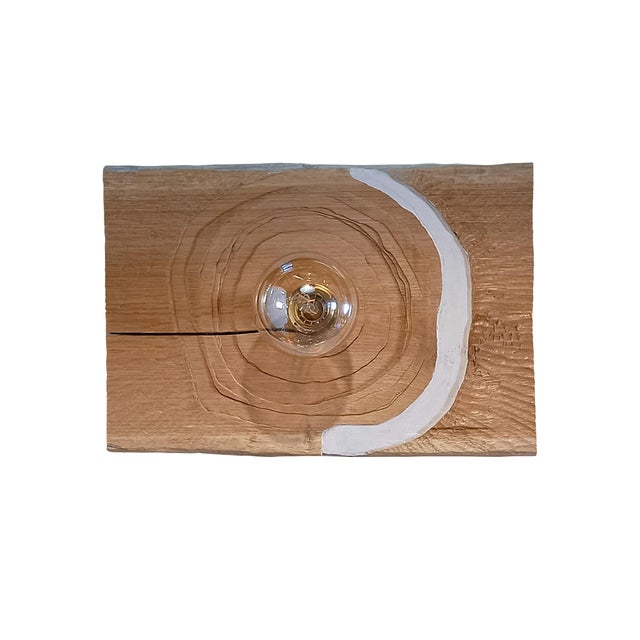 Wood Trottola Lamp by Pietro Meccani for Meccani Design For Sale - Image 7 of 7