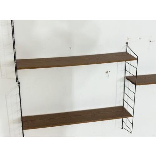 Vintage String Shelf in Wood For Sale - Image 10 of 13