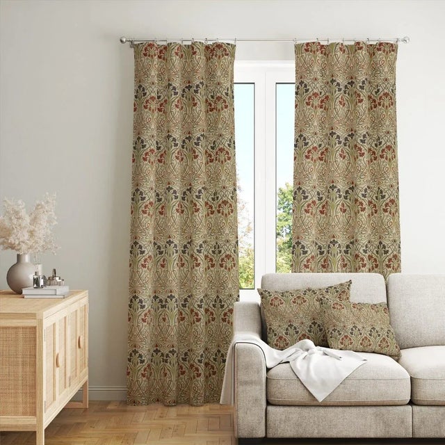 English Iliv Tiffany Jewel Fabric - Sample For Sale - Image 3 of 6