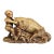 Chinese Stone “Abundance” Sculpture of Young Boy & Carp For Sale
