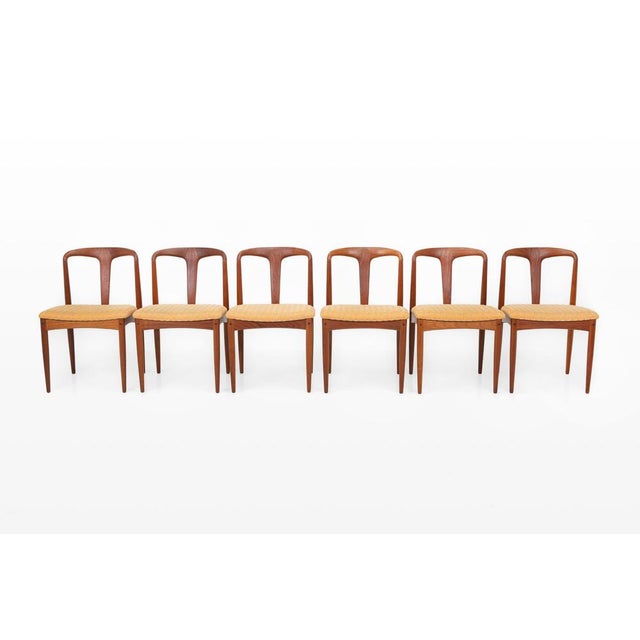 Mid-Century Modern Juliane Dining Chairs by Johannes Andersen for Uldum Mobelfabrik, 1960s, Set of 6, Set of 6 For Sale - Image 3 of 13