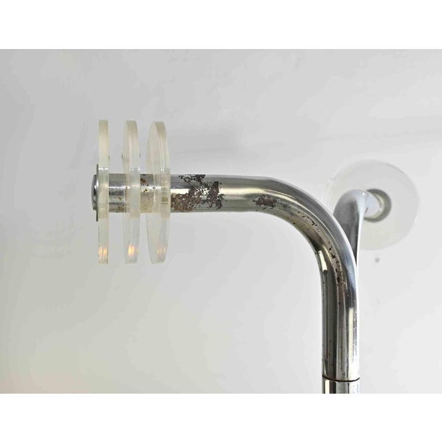 Vintage Coatstand in Chromed Metal and Plastic, Italy, 1970s For Sale - Image 3 of 6