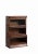 Brown Mission 3 Stack Oak Barrister Bookcase - Beveled Glass Walnut For Sale - Image 8 of 14