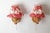 Swedish Pinewood Wall Lamps with Floral Textile Shades, 1970s, Set of 2 For Sale - Image 17 of 18