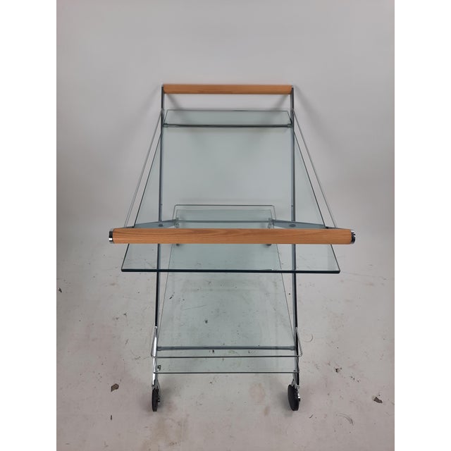 Modern Modernist Mister Serving Cart from Gallotti & Radice, Italy, 1990s For Sale - Image 3 of 8