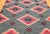 Textile Vintage Southwestern Kilim Rug, Flat-Woven Wool, Geometric Pattern, Green & Red, 4x5 For Sale - Image 7 of 13