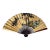 Mid Century Monumental Hand-Painted Fan For Sale