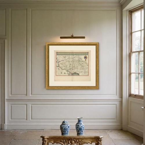 Antique Blaeu Map of Poitou, 1642 For Sale - Image 10 of 12