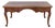 Louis XV Style Flat Center Desk in Walnut and Elm For Sale
