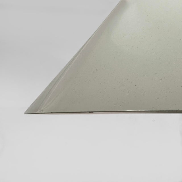 Italian Modern Gray Metal Pascal Chandelier by Vico Magistretti for Oluce, 1980s For Sale - Image 9 of 14