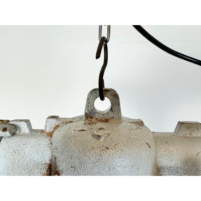 Industrial Grey Explosion Proof Lamp, 1980s For Sale - Image 6 of 18