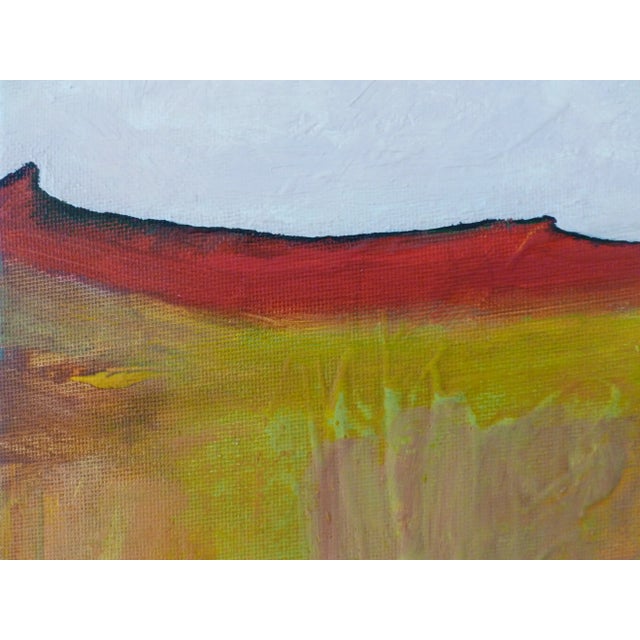 "Red Horizon" Original Abstract Acrylic Painting by Scott Spencer For Sale - Image 4 of 5