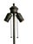 Pair Vintage Mid-Century Modern Pewter Candlestick Lamps With Chinoiserie Bases For Sale - Image 13 of 18