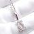 Cartier Double C 18k White Gold Diamond Pendant Necklace For Sale - Image 9 of 12