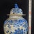 Late 20th Century Pair of Large Chinese Blue & White Porcelain General Jars With Tiger Handles For Sale - Image 5 of 9