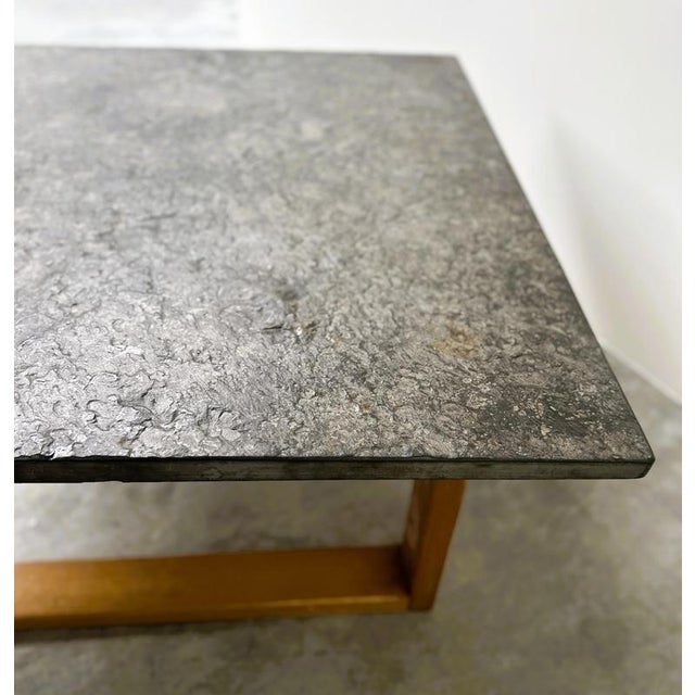 *Width: **100 cm / 39.4 in** * Depth: **100 cm / 39.4 in** * Height: **48 cm / 18.9 in** A substantial "Belgian coffee...
