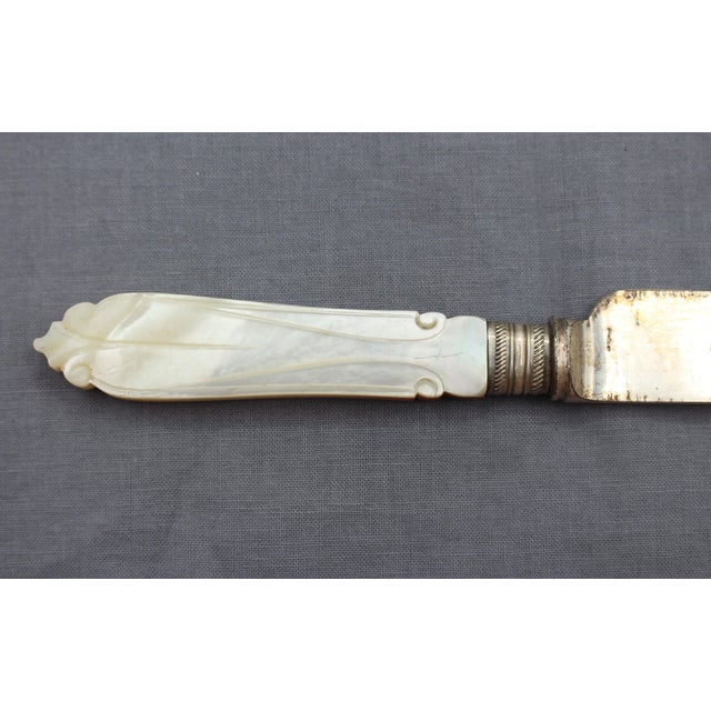 Silver Circa 1900 English Luncheon Knives - Set of 12 For Sale - Image 8 of 8