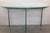 Spanish 19th Spanish Wrought Iron Demilune Green Console Table For Sale - Image 3 of 12