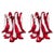 Italian Petal Murano Sconces, 1980s, Set of 4 For Sale - Image 4 of 9